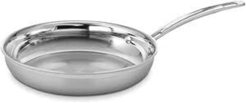 [prime]-cuisinart-multiclad-pro-stainless-10-inch-open-skillet-$53.62-delivered-@-amazon-us-via-au