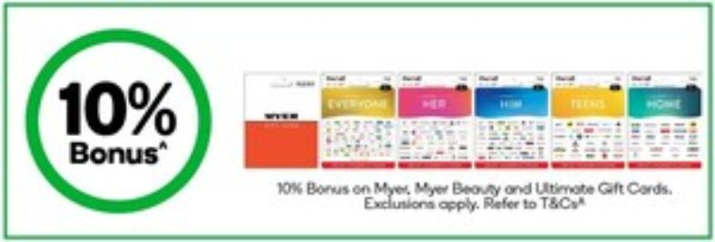 bonus-10%-on-myer,-myer-beauty-and-ultimate-gift-cards-(in-store-only,-ex.-variable-load)-@-woolworths