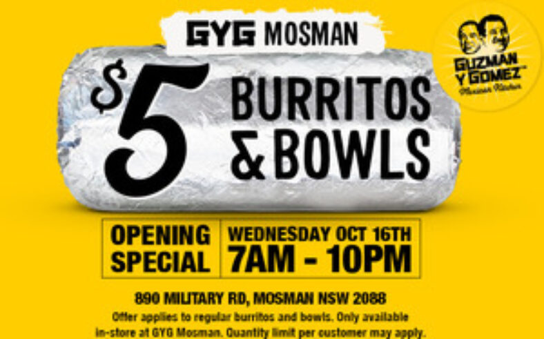 [nsw]-$5-burritos-&-bowls-@-guzman-y-gomez-(mosman,-in-store-only)