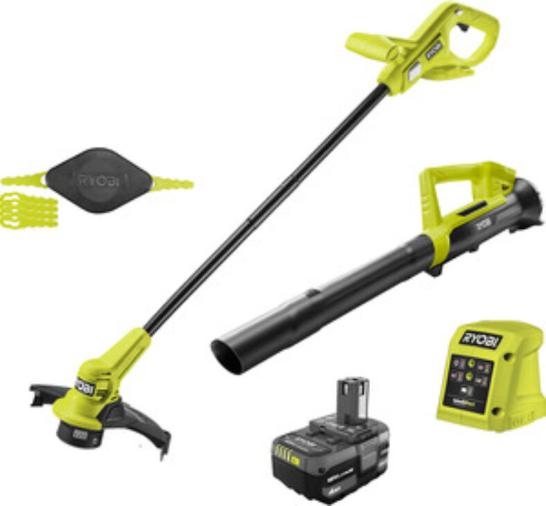 ryobi-one+-18v-one+-line-trimmer-and-blower-4.0ah-kit-$229-in-store-only-@-bunnings