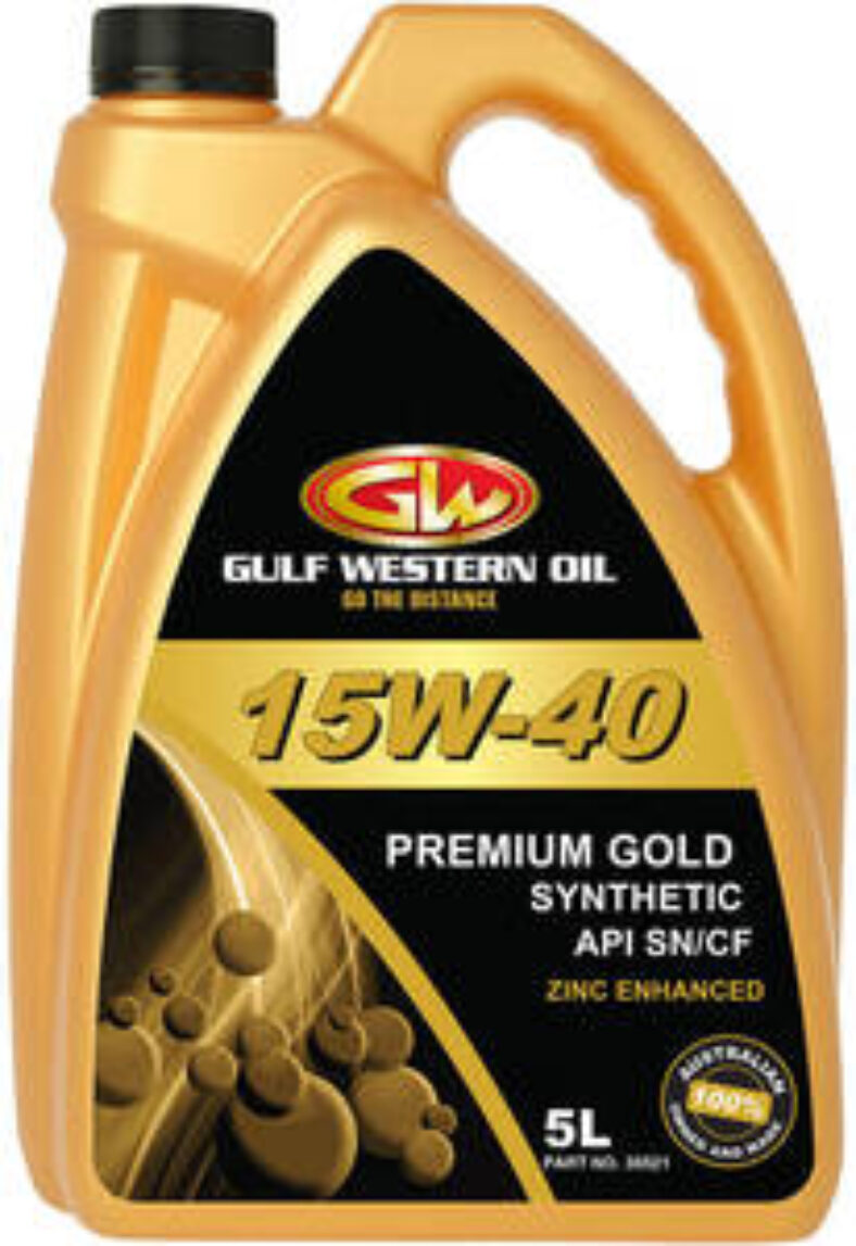 gulf-western-premium-gold-15w-40-5l-$20.49-+-delivery-($0-c&c/-in-store/-$130-order)-@-supercheap-auto