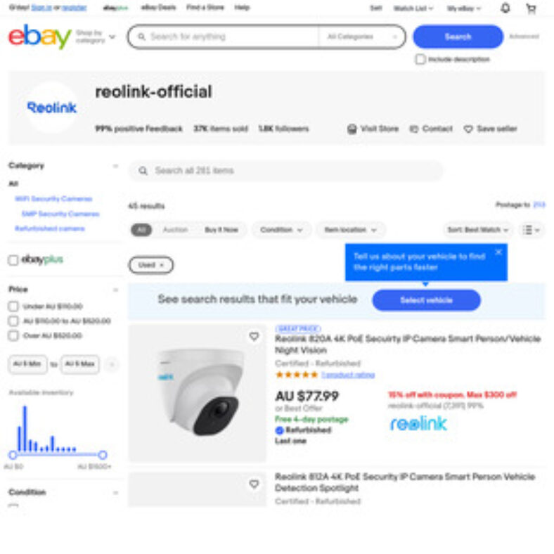 15%-off-refurbished-reolink-on-ebay,-eg.-820a-$66,-e1-pro-$50-delivered