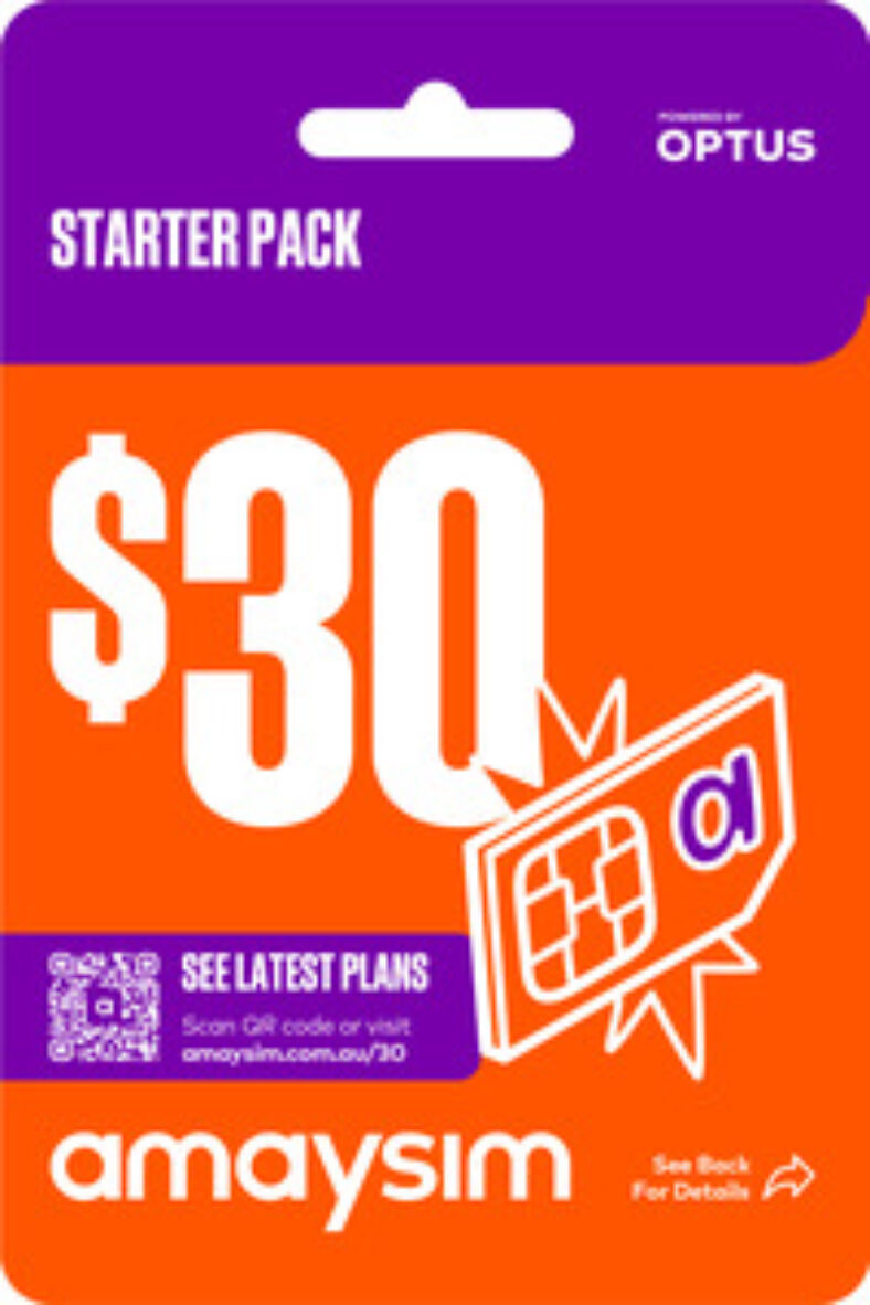 amaysim-28-day-prepaid-sim-starter-pack-50gb-$10-(was-$30)-@-amaysim