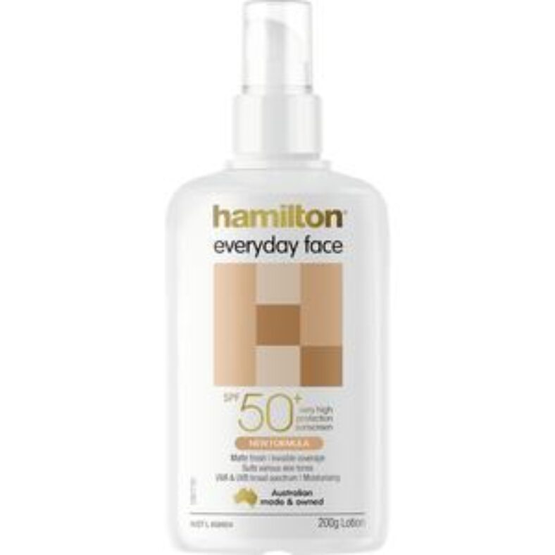 hamilton-everyday-face-lotion-spf50+-finish-sunscreen-spf50+-200g-$16.80-@-woolworths