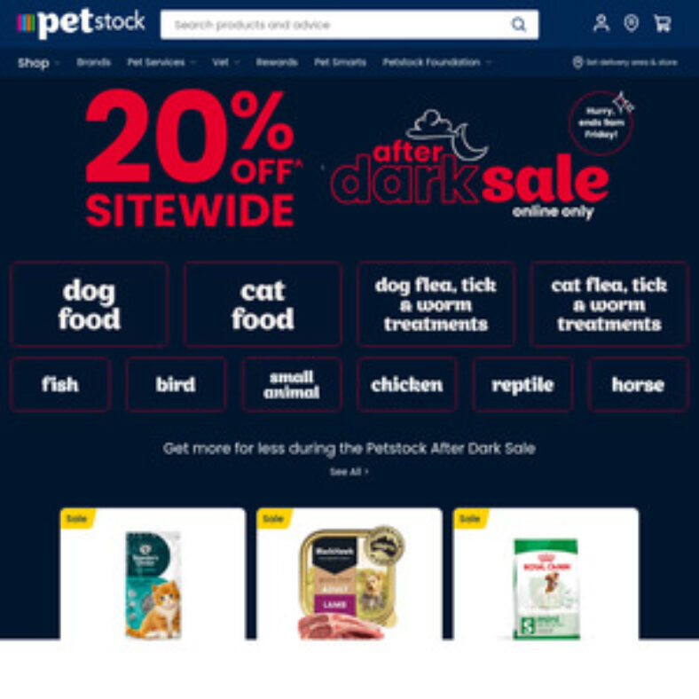 20%-off-site-wide-(online-only)-@petstock