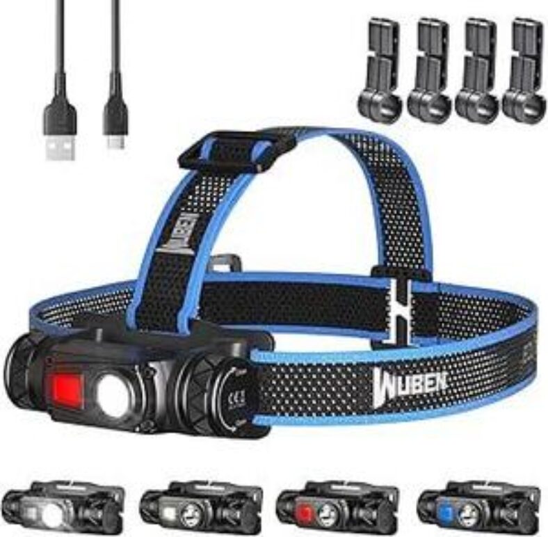 wuben-h1-pro-rechargeable-led-headlamp,-1200-lumens,-ip68,-usb-c-$46.79-delivered-@-newlight-amazon-au