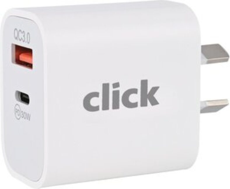 click-30w-dual-usb-charger-$3-+-delivery-($0-c&c/in-store/onepass)-@-bunnings