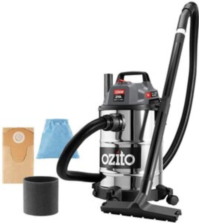 ozito-1250w-20l-wet-and-dry-vacuum-$59-(rrp-$78)-+-delivery-($0-c&c/in-store/onepass)-@-bunnings