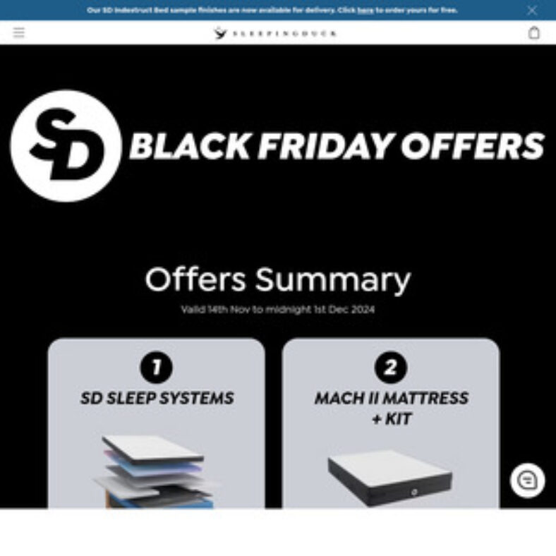 sleeping-duck-sleep-systems:-up-to-$789-off-mach-ii-mattress-+-indestruct-bed-&-more-@-sleeping-duck