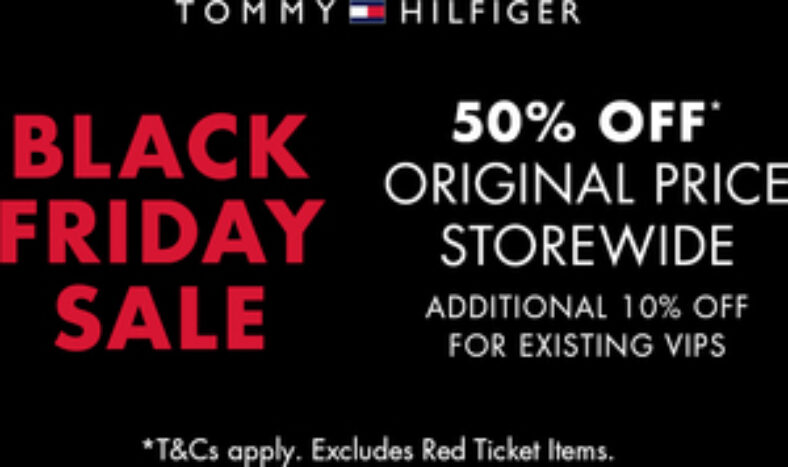 [vic]-50%-off-original-price-storewide-+-10%-extra-for-vip-@-tommy-hilfiger-(dfo,-essendon)
