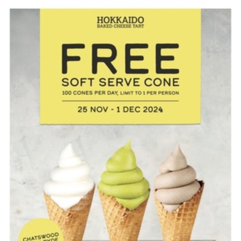 [nsw]-free-soft-serve-cone-(limit-100/day)-at-hokkaido-baked-cheese-tart-(top-ryde-and-chatswood)