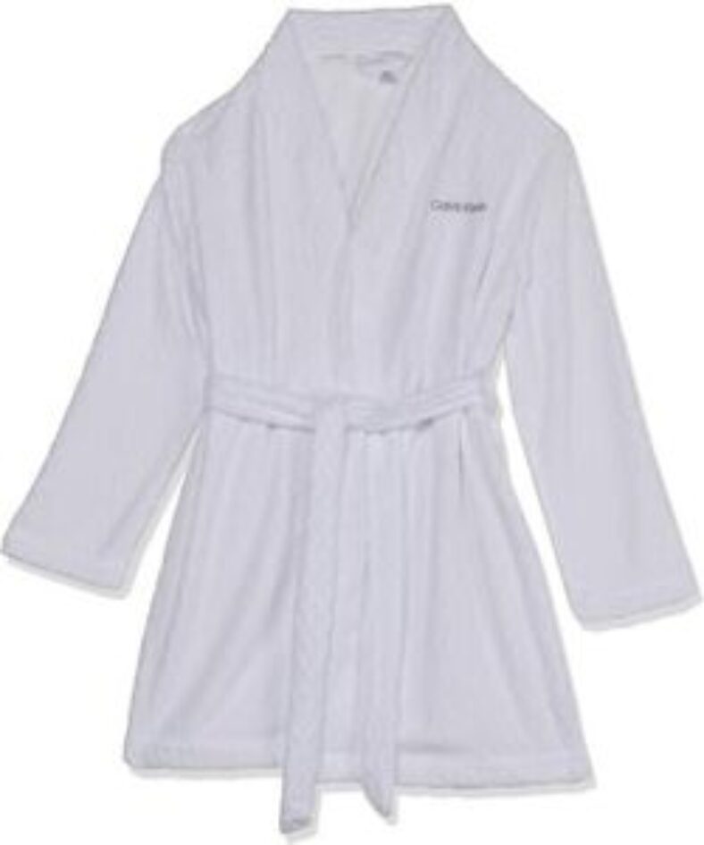 calvin-klein-women’s-chevron-fluffy-robe-(white)-$29.97-+-delivery-($0-with-prime/$59-spend)-@-amazon-au