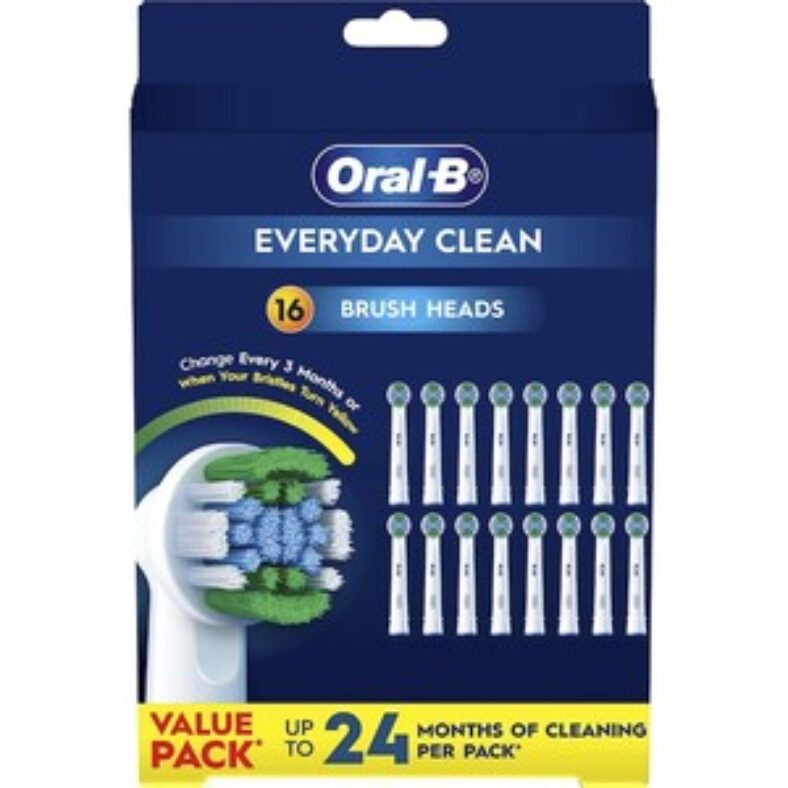 oral-b-everyday-clean-electric-toothbrush-replacement-heads-16-pack-$45-@-woolworths