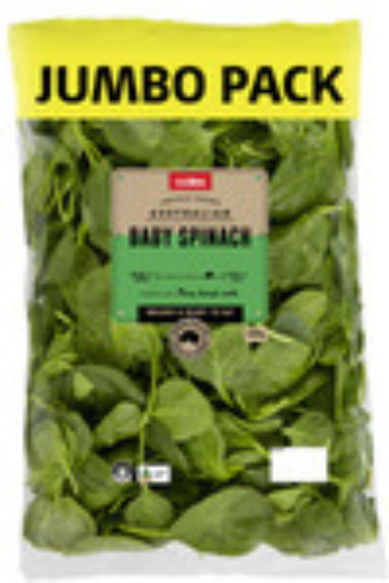 jumbo-value-pack-baby-spinach-400g-$3-(was-$6)-@-coles-(online-only)