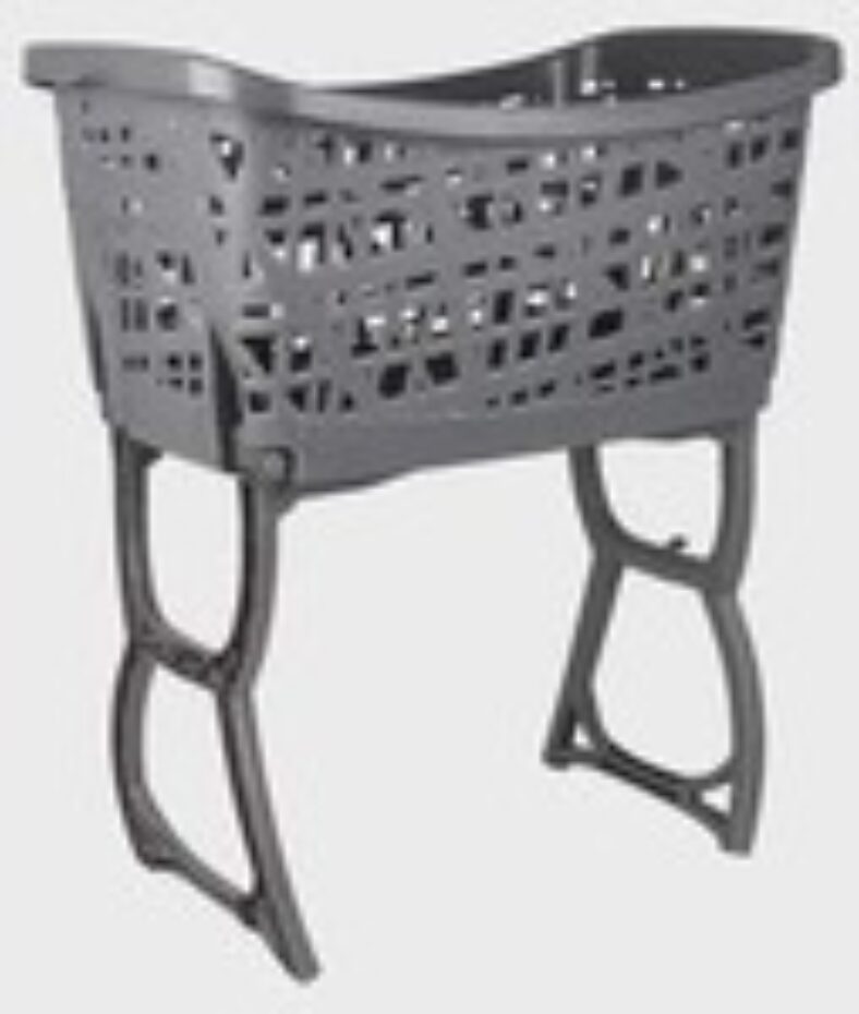 queen-basket-laundry-with-foldable-legs-grey-50l-$5-+-delivery-($0-c&c/in-store)-@-mitre-10