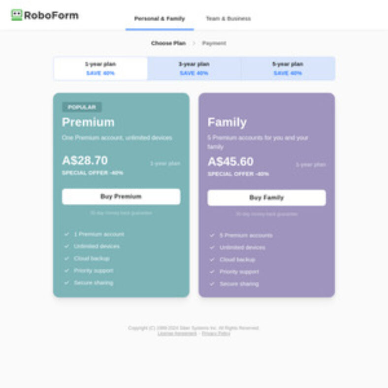 40%-off-roboform-password-manager-1-year-plan:-premium-a$2870,-family-a$45.60-@-roboform