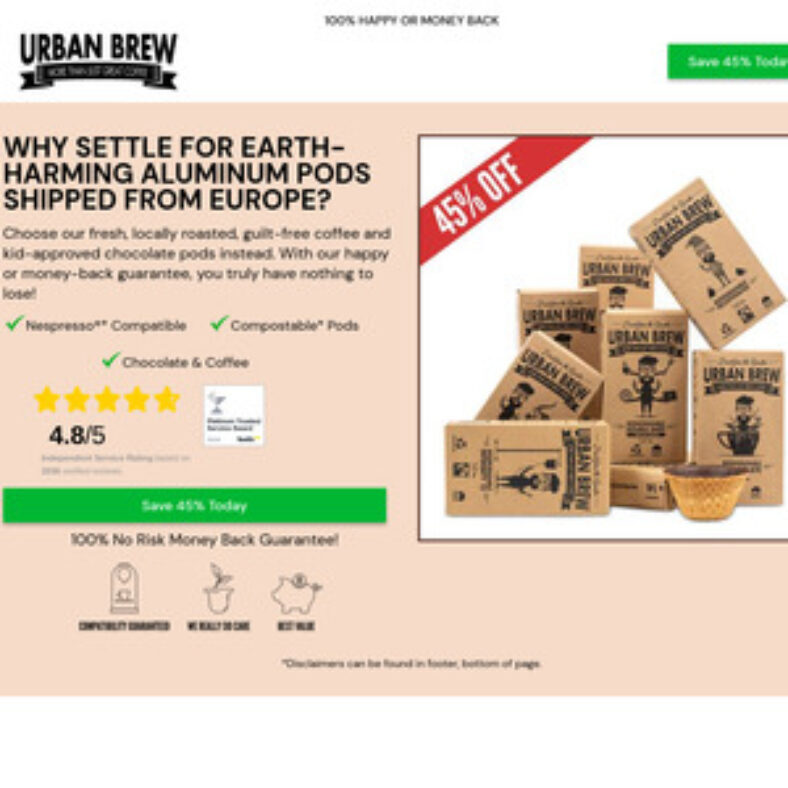 80-coffee-pods-+-choc-waffle-cup-$35-+-$6-shipping-@-urban-brew