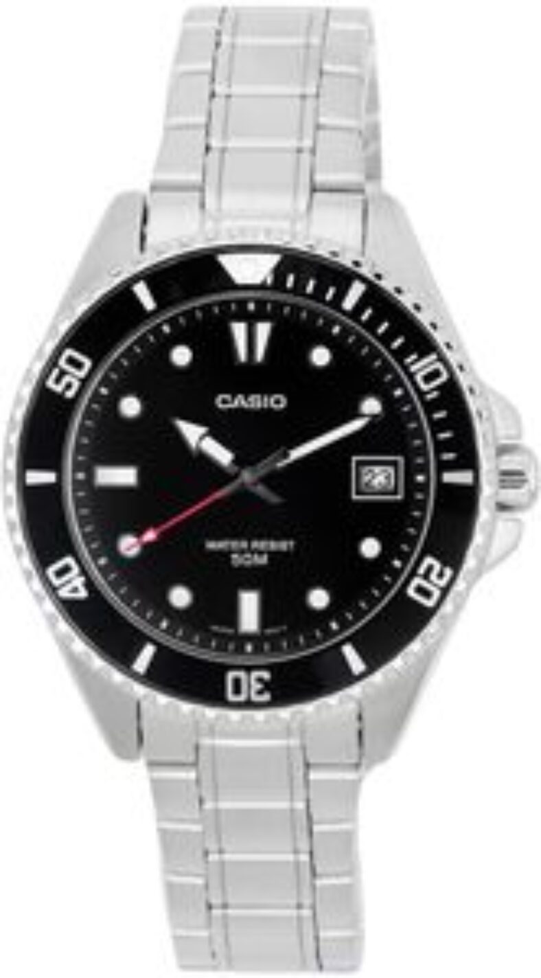 casio-stainless-steel-black-dial-quartz-mdv-10d-1a1-men’s-watch-$96-delivered-@-creationwatches