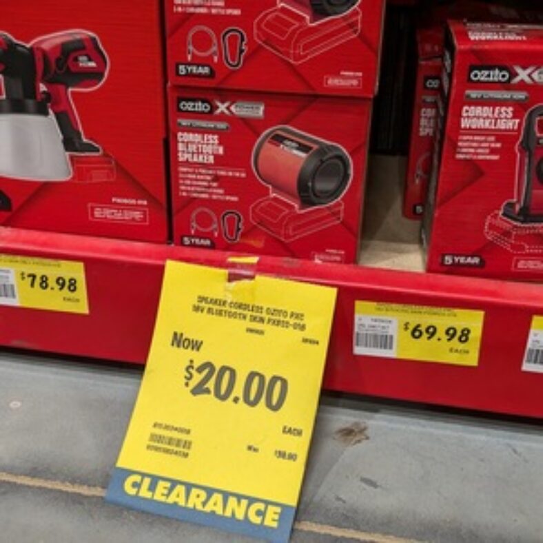 [vic]-ozito-pxc-18v-bluetooth-speaker-skin-$20-(was-$39.90)-@-bunnings,-warragul