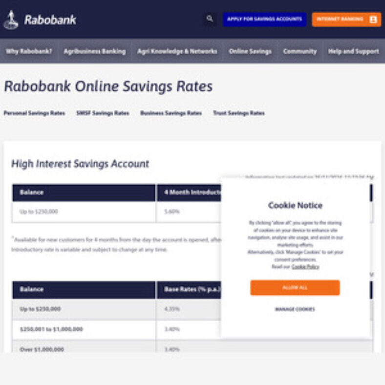 rabobank:-high-interest-savings-account-up-to-560%-pa.^-^4-month-intro-rate-for-new-customers
