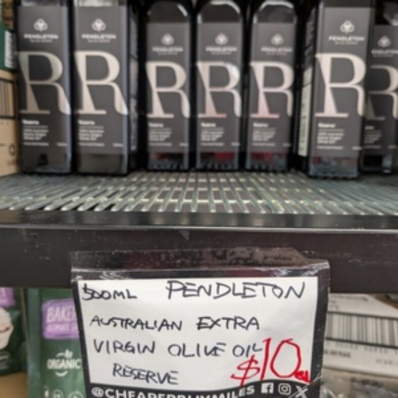 [vic]-pendleton-olive-estate-reserve-extra-virgin-olive-oil-500ml-$10-@-cheaper-buy-miles-(footscray)