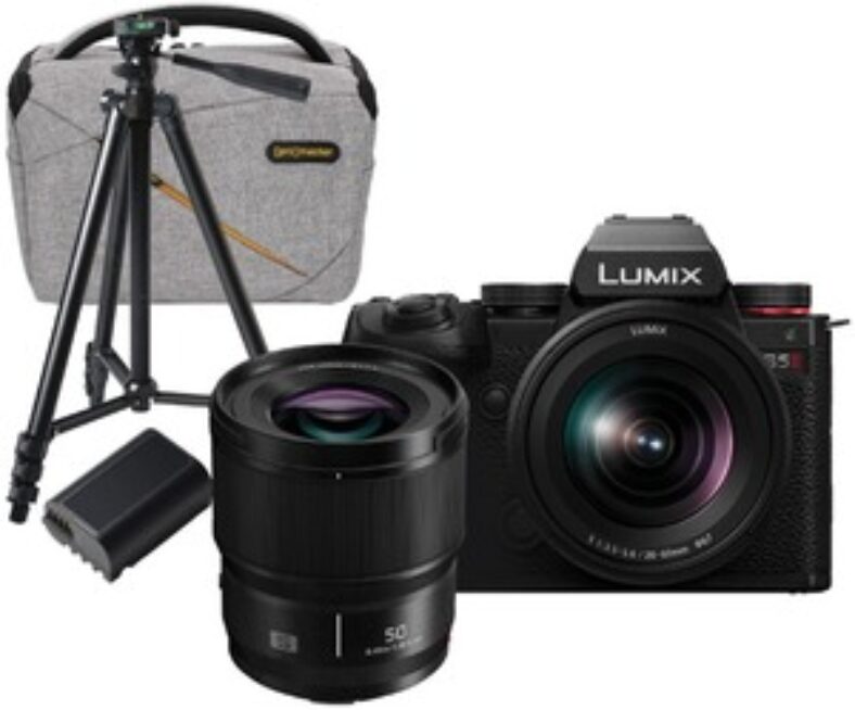 panasonic-lumix-s5ii-w/20-60-&-50mm-kit-with-bonus-battery,-bag-&tripod-$2399-@-camera-house