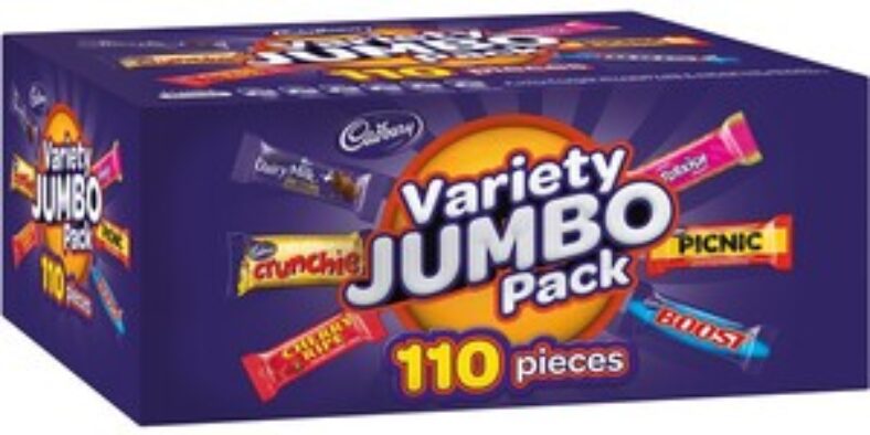 cadbury-jumbo-box-1.56kg-with-110-pieces-$25-(half-price)-+-delivery-($0-c&c)-@-big-w
