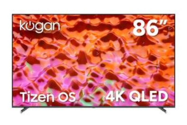 kogan-86″-qled-4k-tizen-smart-tv-–-t96q-$1285-($1265-with-kogan-first)-delivered-@-kogan