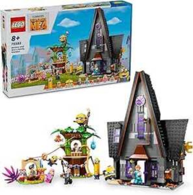 lego-despicable-me-minions-and-gru’s-family-mansion-75583-$79.20-delivered-@-amazon-au