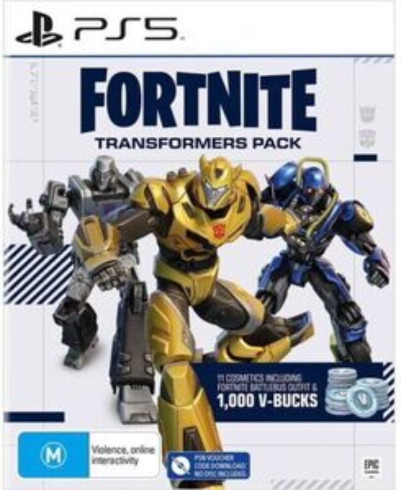 [ps5]-fortnite-transformers-pack-(code-in-box)-$28-+-$9.95-delivery-($0-with-ebay-plus)-@-eb-games-ebay