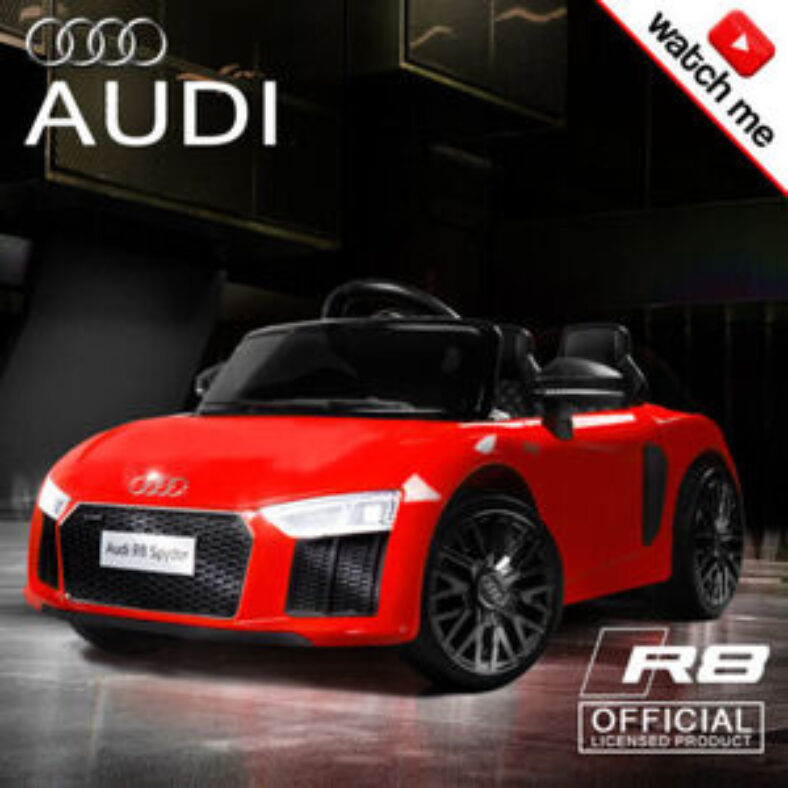 red-audi-r8-12v-electric-kids-ride-on-$10965-($107.07-ebay-plus)-delivered-@-mytopia-ebay