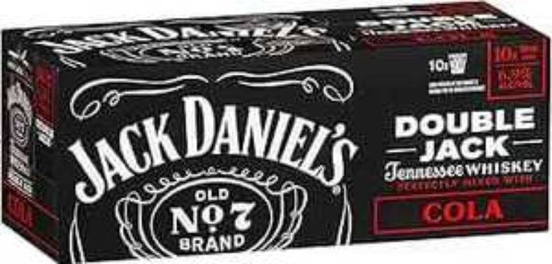 jack-daniel’s-double-jack-whiskey-&-cola,-69%,-375ml-cans-(10-pack)-$54.20-delivered-@-amazon-au
