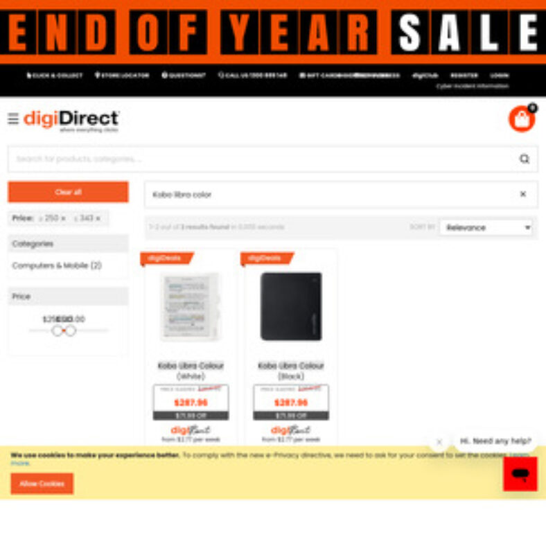 kobo-libra-colour-ereader-$28796-(was-$35995)-+-surcharge-+-$8.95-delivery-/-$0-c&c-@-digidirect