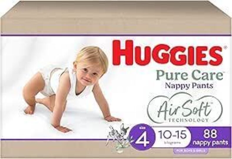 [prime]-huggies-pure-care-nappy-pants-size-4/5/6-(88pk-72pk)-$35.68-delivered-@-amazon-au