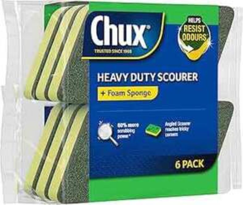 chux-heavy-duty-scourer-scrub-(6-count)-$394-($3.55-s&s)-+-delivery-($0-with-prime/-$59-spend)-@-amazon-au
