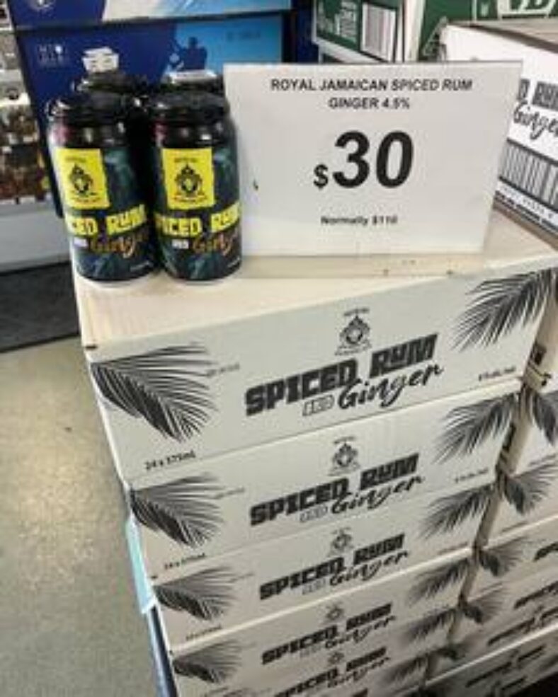 [wa]-royal-jamaican-spiced-rum-and-ginger-24x-375ml-$30-@-thirsty-camel,-maddington