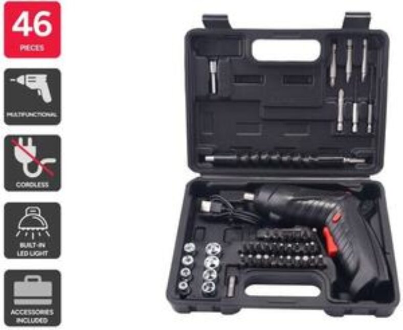 [kogan-first]-46-piece-cordless-electric-screwdriver-set-$11.99-delivered-@-kogan