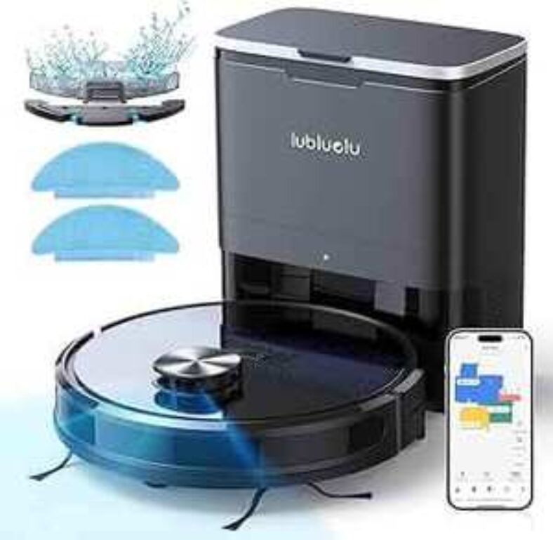 lubluelu-sl60-plus-robot-vacuum/mop-with-auto-empty-station-$309-delivered-@-lubluelu-amazon-au