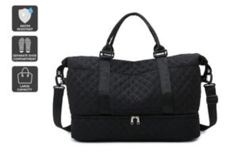 [kogan-first]-large-travel-duffle-bag-60l-(black-or-white)-$9.99-delivered-@-kogan