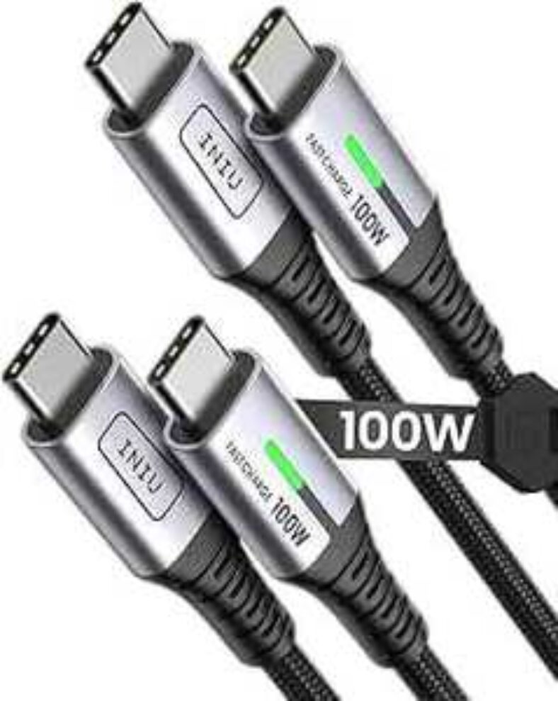 iniu-usb-c-to-usb-c-cable-100w-2m-2-pack-$7.22-+-delivery-($0-with-prime/-$59-spend)-@-iniu-via-amazon-au