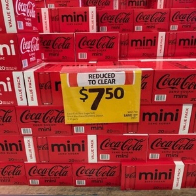 [nsw]-coca-cola-mini-classic-/-zero-sugar-20-x-250ml-cans-$750-($0.375-per-can)-@-coles,-west-gosford