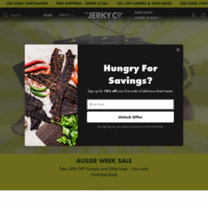 25%-off-sample-and-250g-bags-jerky-(plus-delivery,-free-shipping-on-orders-over-$150)-@-the-jerky-co