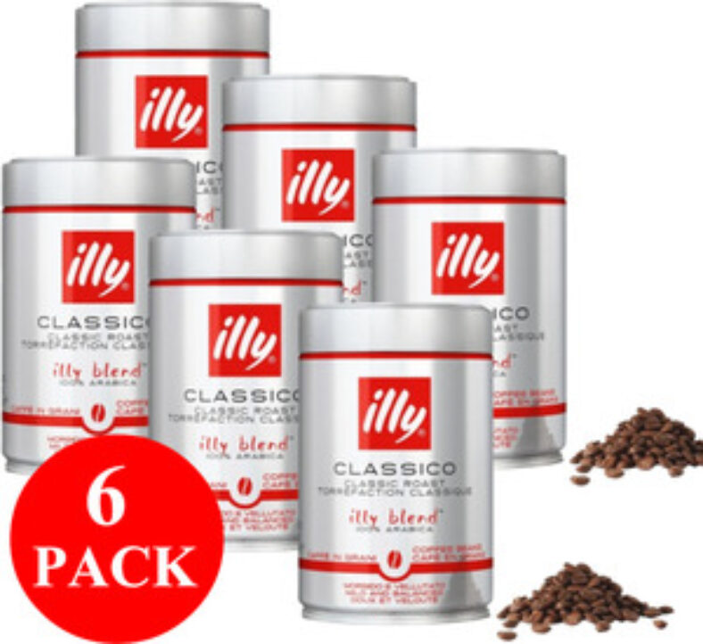 6x-illy-classico-coffee-beans-250g-$6995-+-delivery-(was-$149.95)-@-coffee-beans-australia