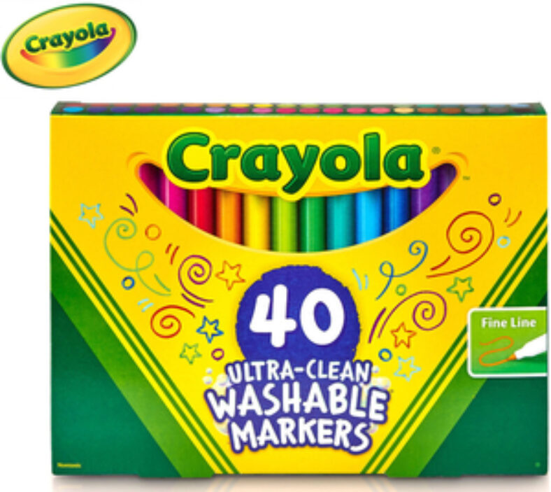 crayola-washable-markers-40pk-$6.84-+-delivery-($0-with-onepass)-@-catch