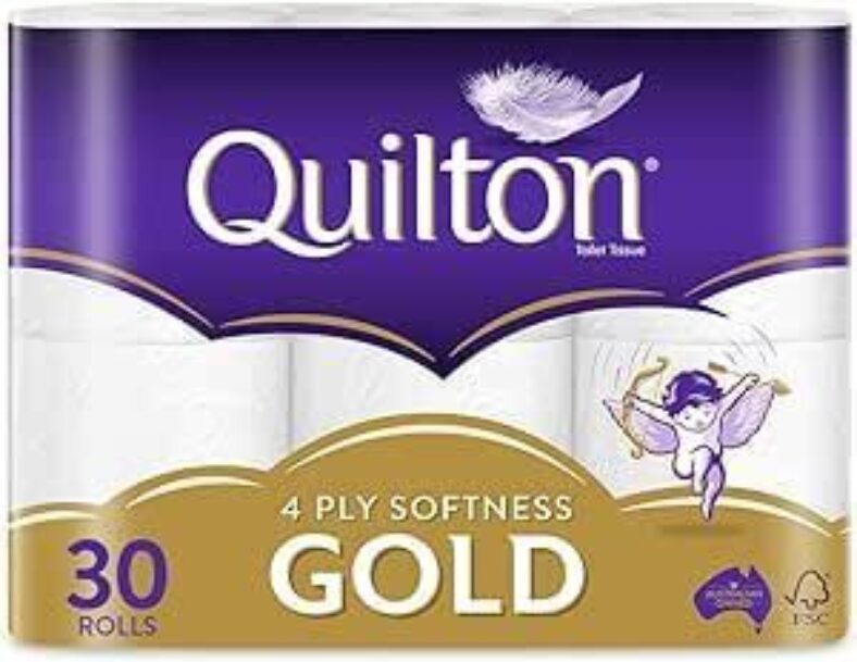 quilton-gold-4-ply-toilet-tissue-30pk-$18-($16.20-s&s)-+-delivery-($0-with-prime/-$59-spend)-@-amazon-au