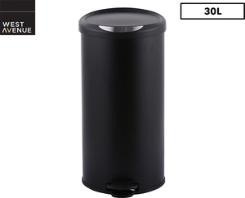 west-avenue-30l-pedal-bin-(black)-$2500-(was-$49.99)-+-delivery-($0-with-onepass)-@-catch