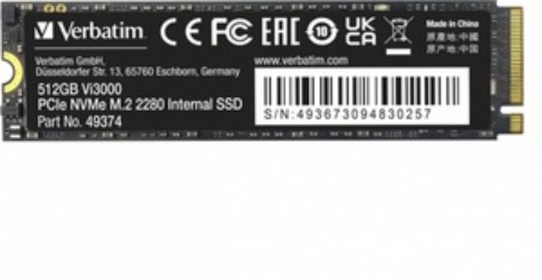 verbatim-vi3000-512gb-pcie-gen3-nvme-m2-2280-ssd-$33.15-+-delivery-+-surcharge-@-centre-com