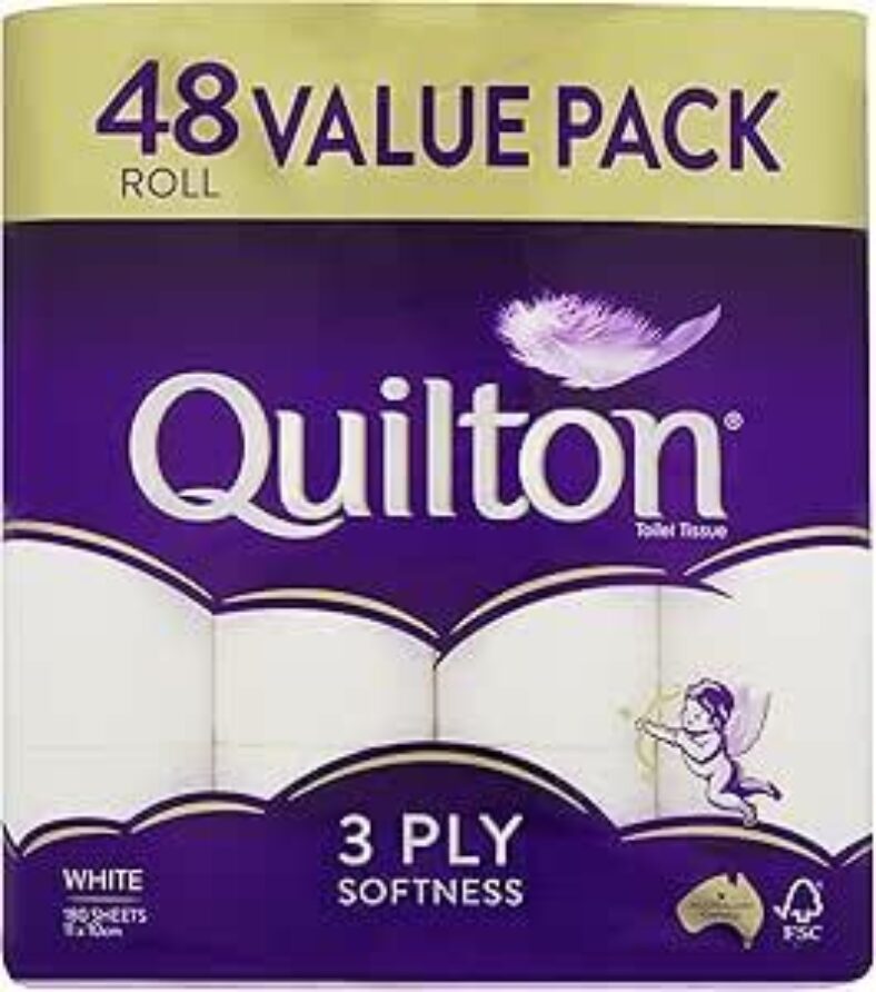 quilton-3-ply-toilet-tissue-48-rolls-$23-($20.70-s&s)-+-delivery-($0-prime/-$59+)-@-amazon-au