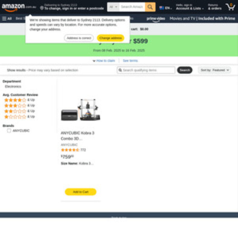 anycubic-kobra-3-combo-$599-delivered-@-amazon-au