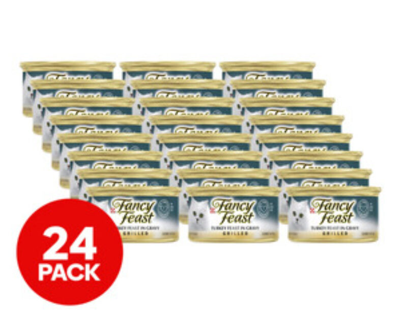 24x-fancy-feast-grilled-cat-food-turkey-feast-in-gravy-85g-$9.60-+-delivery-($0-with-onepass)-@-catch